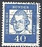 Germany 1961 Characters 40 Pfennig Blue Scott 832